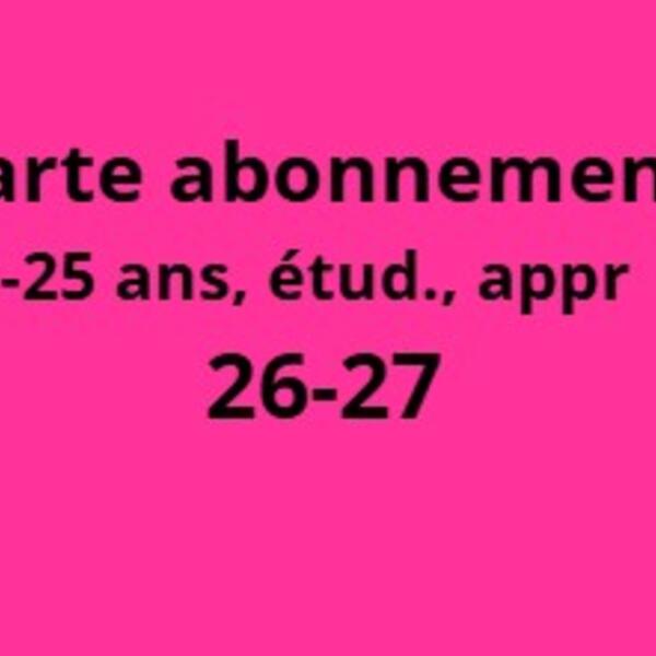 ABO -25 ANS/ETUD/APPR (3 spect. et +)